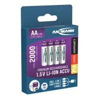 Akumulatory Ansmann LiIon AA typ 2000 4 szt