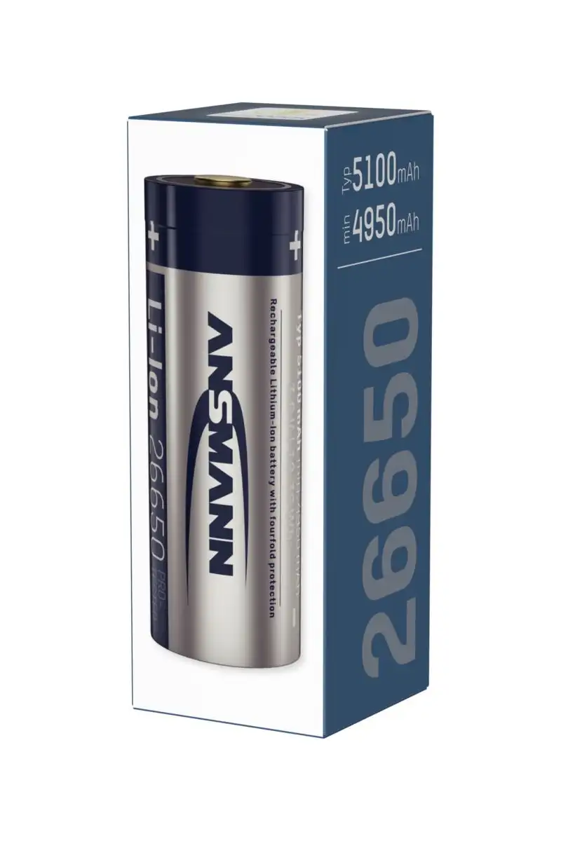 Akumulator Ansmann LiIon 26650 typ 5100 z USBC