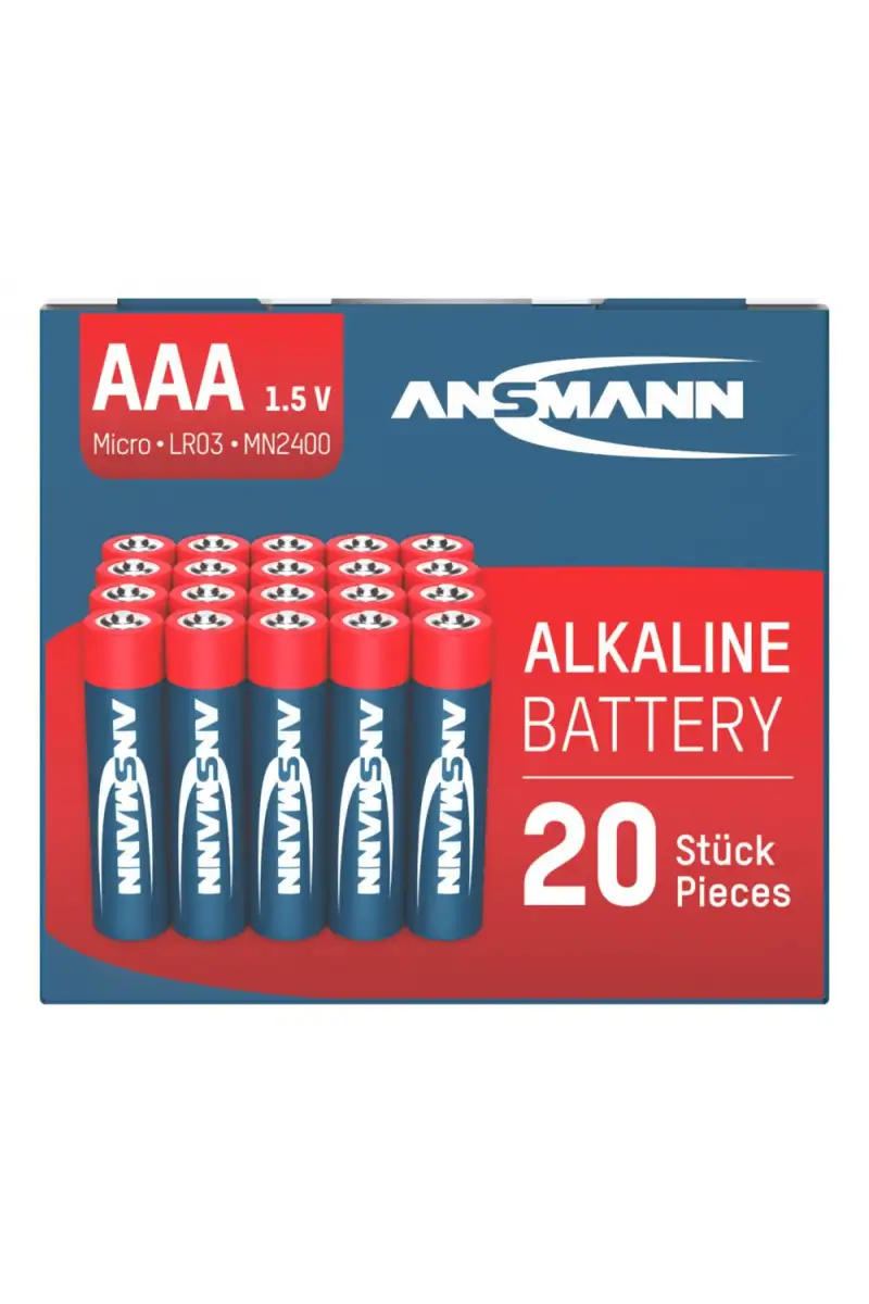 Baterie alkaliczne Ansmann AAA LR03 20 szt