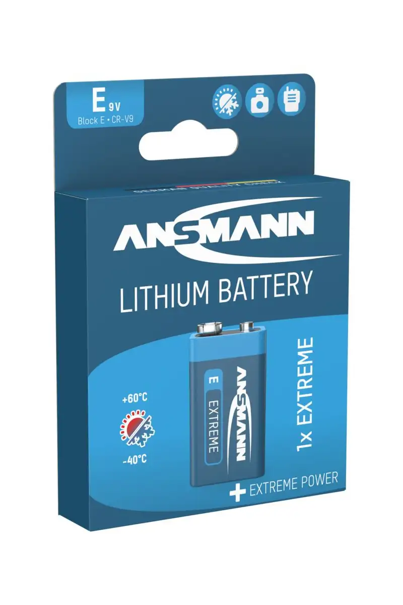 Bateria litowa Ansmann E 1604LC PP3 9V
