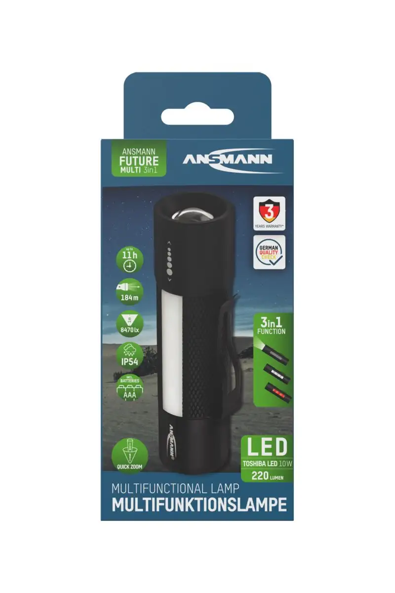 Latarka Ansmann LED Future Multi 3w1220 lm 3xAAA