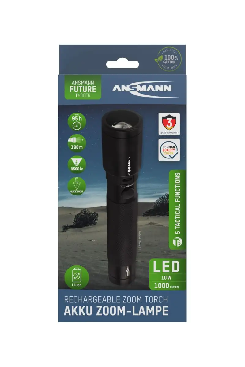Latarka Ansmann LED Future T400FR1000lm aku