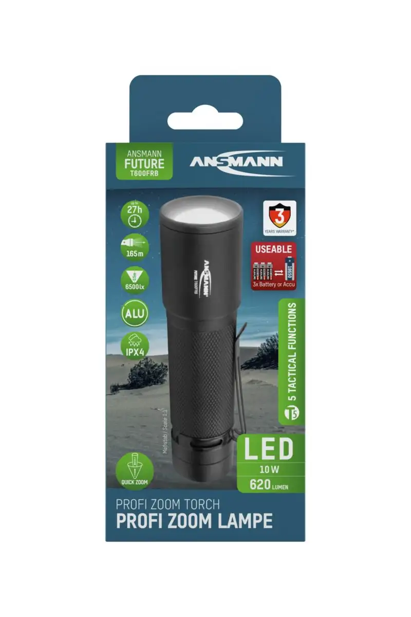 Latarka Ansmann LED T600FRB 620 lm 186503xAAA