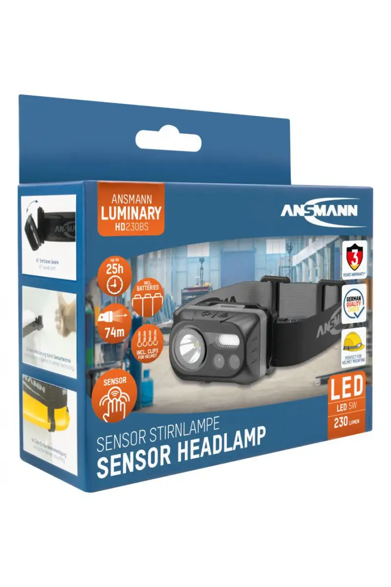 Latarka czołowa LED Ansmann HD230BS 230 lm 3xAAA