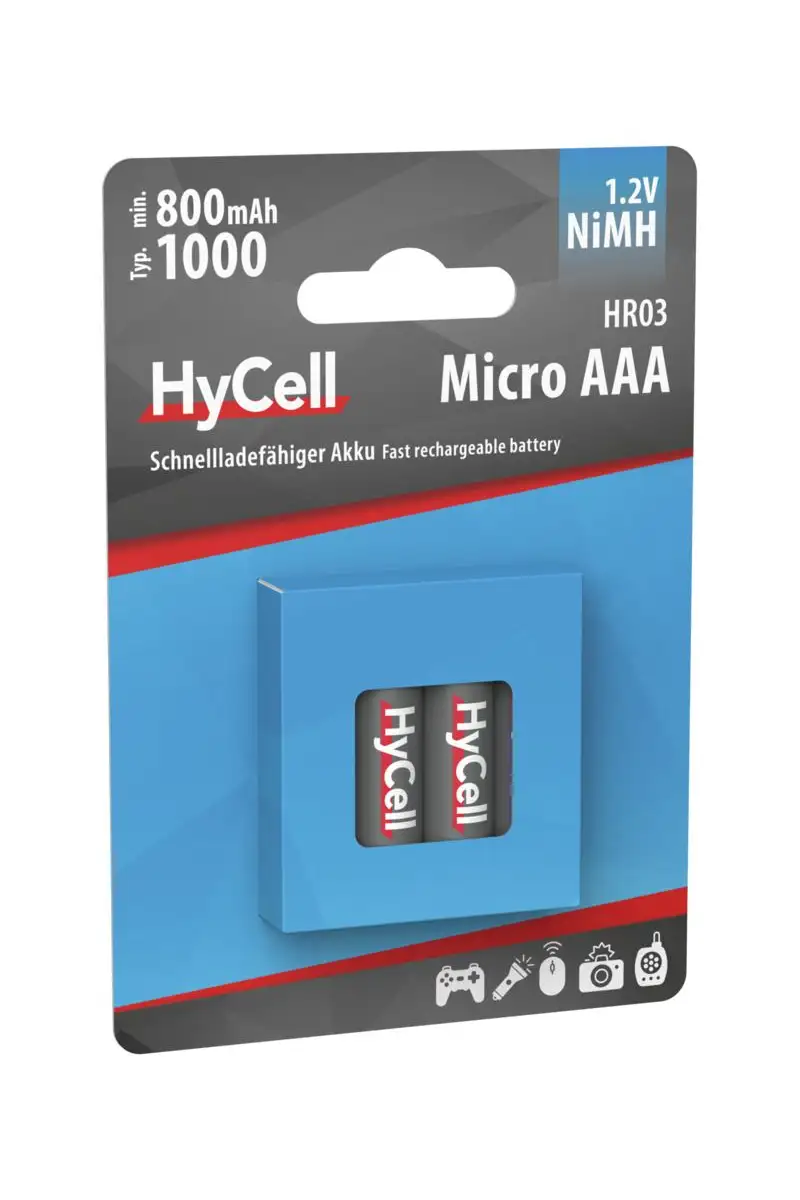 Akumulatory HyCell NiMH AAA HR03 typ 1000 4 szt