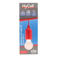 Lampa LED HyCell PL1W 25 lm 3xAAA czerwona