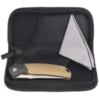 Nóż składany Bestech Supernova Gold Titanium/Black Zirconium, Satin M390 (BT2111C)