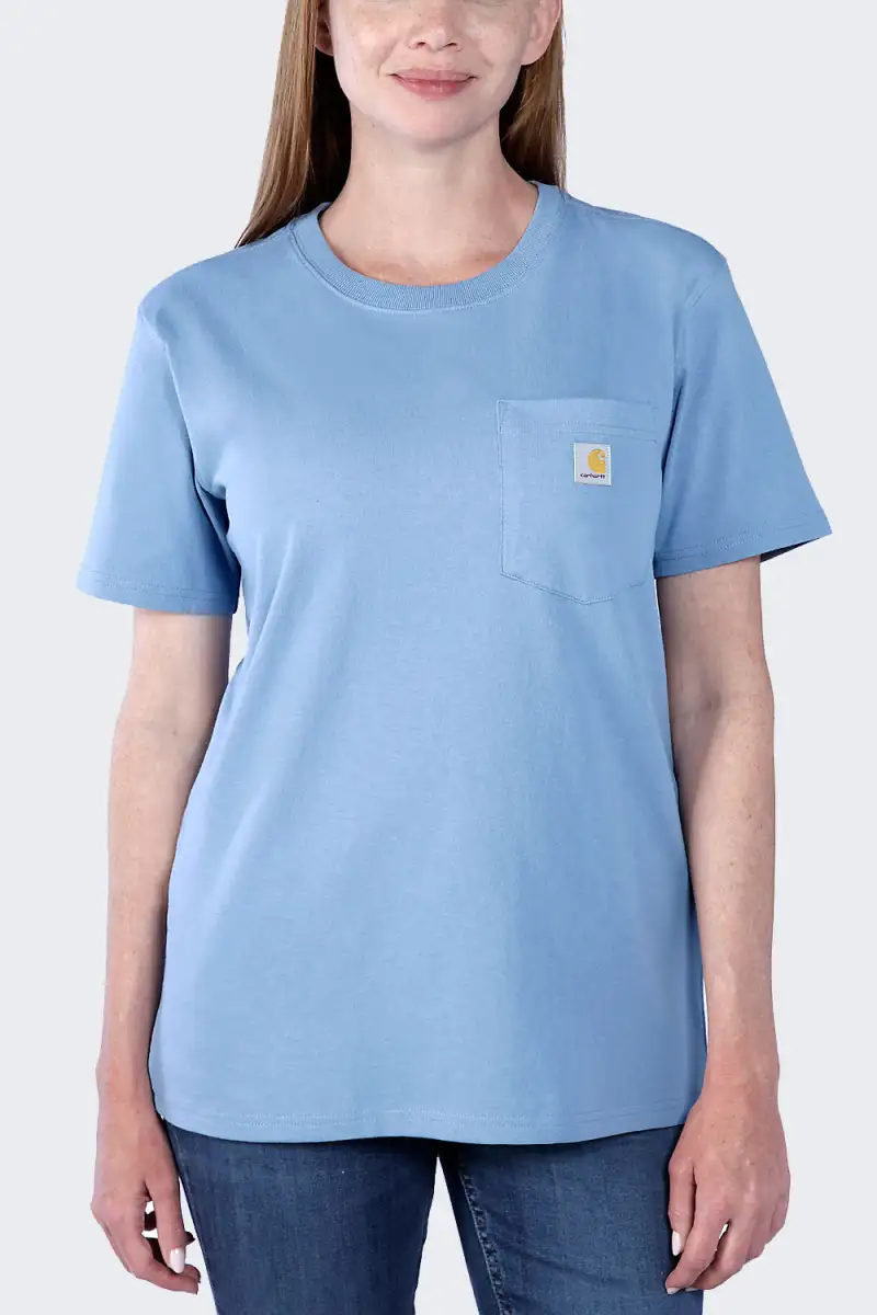 Koszulka Carhartt WK87 Pocket SS Skystone