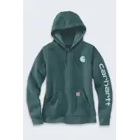 Bluza Carhartt Iconic Clarksburg Logo Greenstone