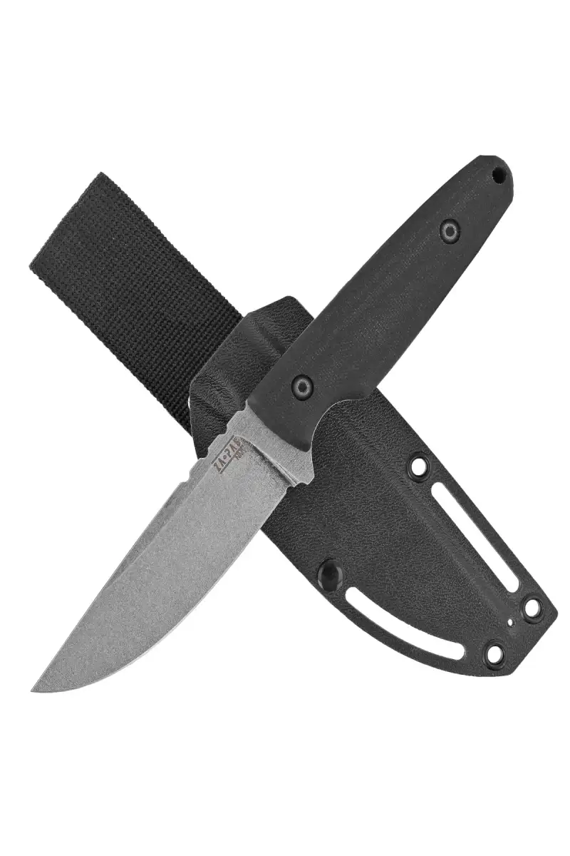 Nóż Za-Pas Handie Black G10, Acid Stonewashed NMV (HAN-ST-G10-BL)