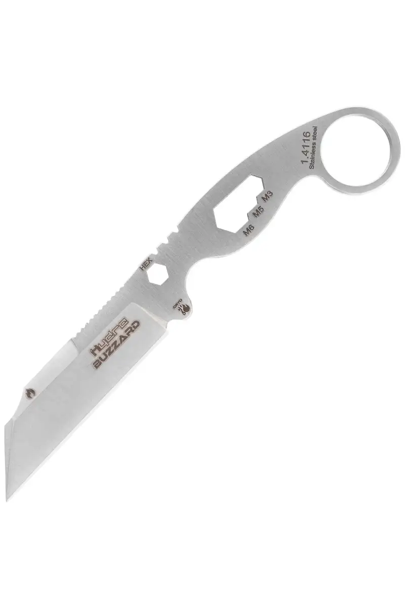 Nóż na szyję Hydra Knives Buzzard White Hawk, Satin 1.4116 (01SBL)