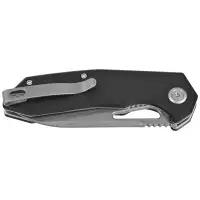 Nóż składany Kubey Vagrant Black G10, Sand Blasted 14C28N by Maksim Tkachuk (KU291N)