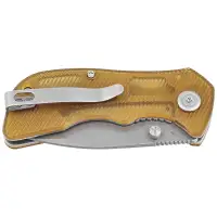 Nóż składany Kubey Karaji Ultem, Bead Blasted 14C28N (KU180H)