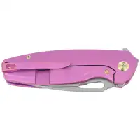 Nóż składany Kubey Tityus Purple Titanium, Bead Blasted 14C28N (KB360C)