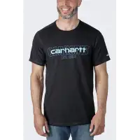 Koszulka Carhartt Force Mid Logo Graphic Black