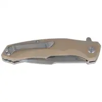 Nóż składany Bestech Warwolf Beige G10, Stonewashed/Satin D2 (BG04C)