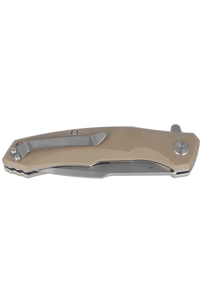 Nóż składany Bestech Warwolf Beige G10, Stonewashed/Satin D2 (BG04C)