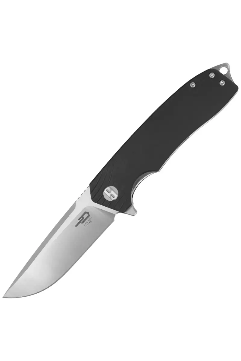 Nóż składany Bestech Lion Black G10, Stonewashed / Satin D2 (BG01A)