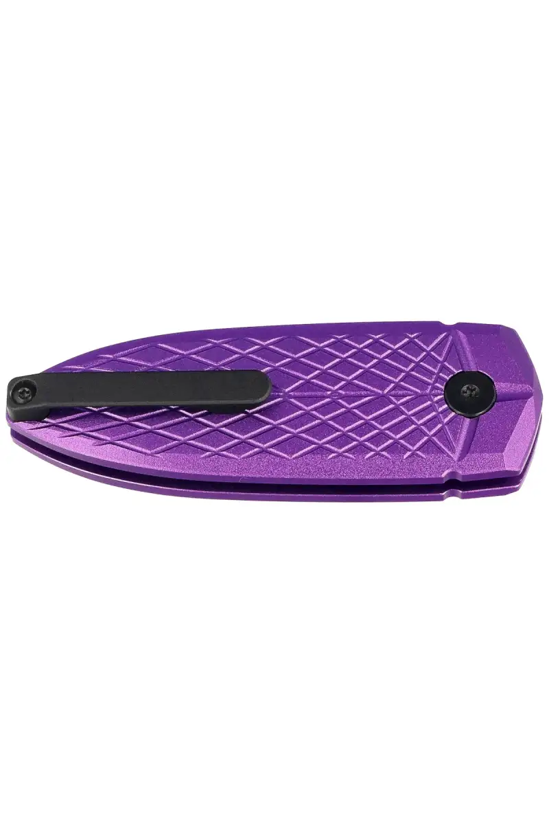 Nóż składany Bestech QUQU Purple Aluminium, Black DLC 14C28N by Gogo (BG57B-5)