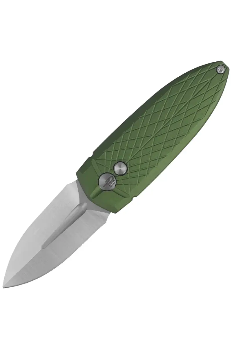 Nóż składany Bestech QUQU Green Aluminium, Satin 14C28N by Gogo (BG57B-2)