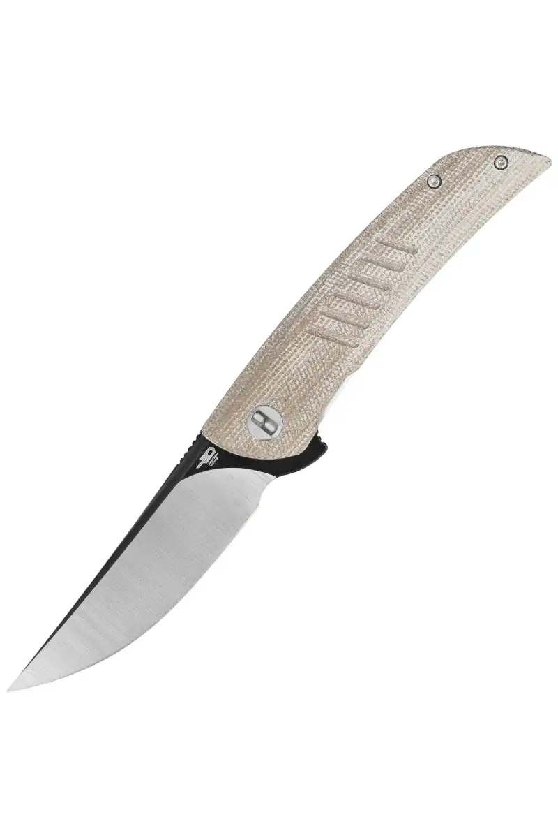 Nóż składany Bestech Swift Beige Micarta, Satin/Black D2 (BG30C-2)
