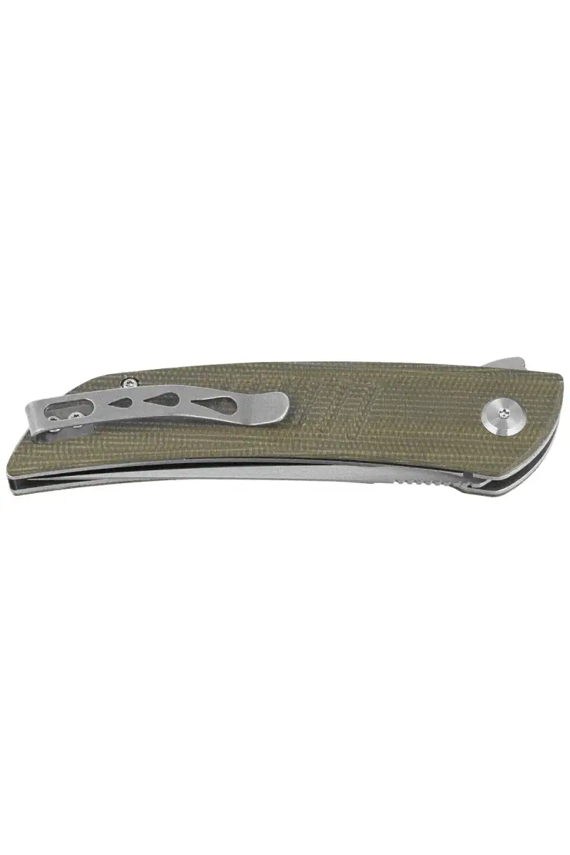 Nóż składany Bestech Swift Green Micarta, Satin D2 (BG30A-1)