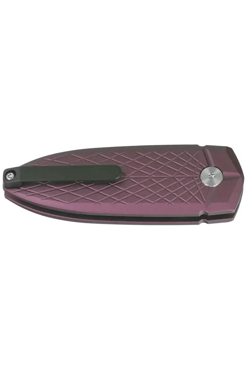 Nóż składany Bestech QUQU Brown Aluminium, Satin 14C28N by Gogo (BG57B-3)