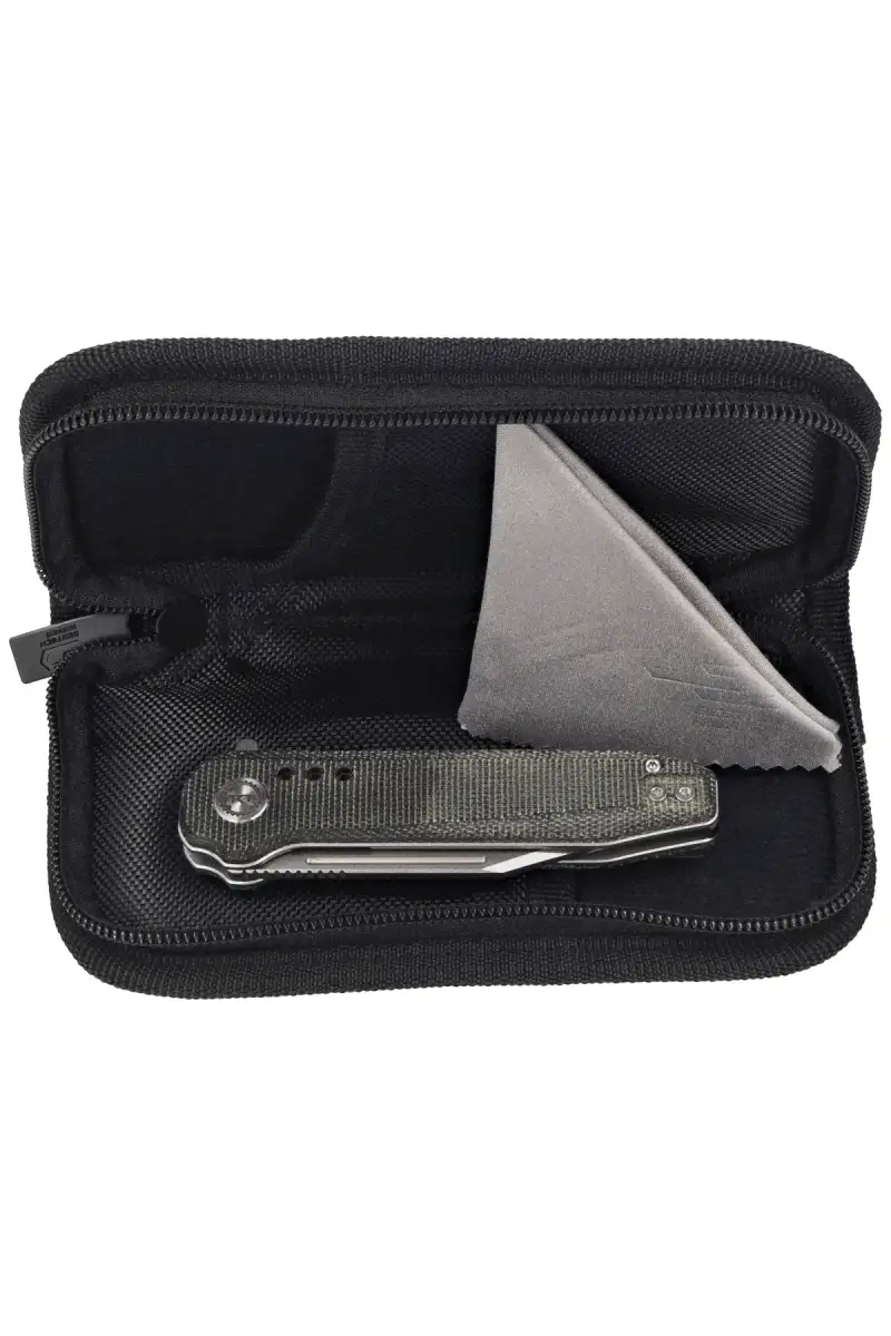 Nóż składany Bestech Syntax CP Black Micarta, Stonewashed/Satin CPM 154CM by Todd Knife and Tool (BG41D)