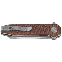 Nóż składany Bestech Syntax Natural Micarta, Stonewashed/Satin 14C28N by Todd Knife and Tool (BG40E)