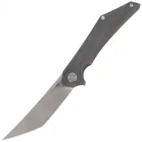 Nóż składany Bestech Kamoza Dark Grey/Titanium, Stonewashed M390 by Kombou (BT1911A)