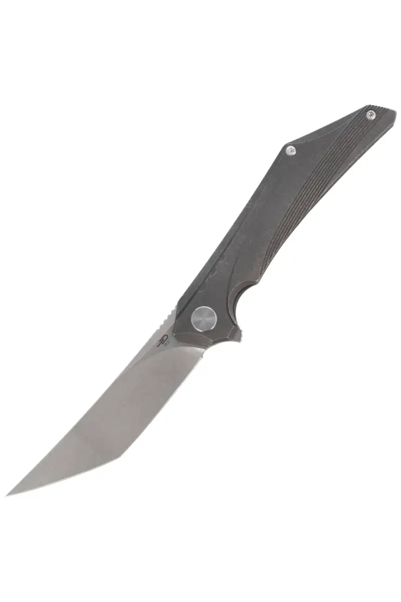 Nóż składany Bestech Kamoza Dark Grey/Titanium, Stonewashed M390 by Kombou (BT1911A)
