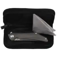 Nóż składany Bestech Kamoza Dark Grey/Titanium, Stonewashed M390 by Kombou (BT1911A)