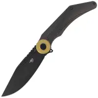 Nóż składany Bestech Seraph Black Bronze Titanium, Black Stonewashed M390 by Kombou (BT2403E)