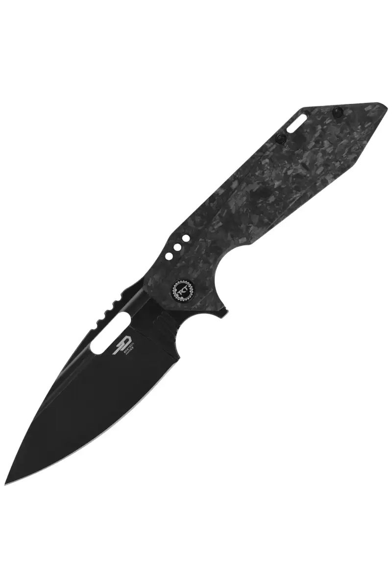 Nóż składany Bestech Shodan Black Titanium / Carbon Fiber, Black Stonewashed CPM S35VN by Todd Knife and Tool (BT1910D)