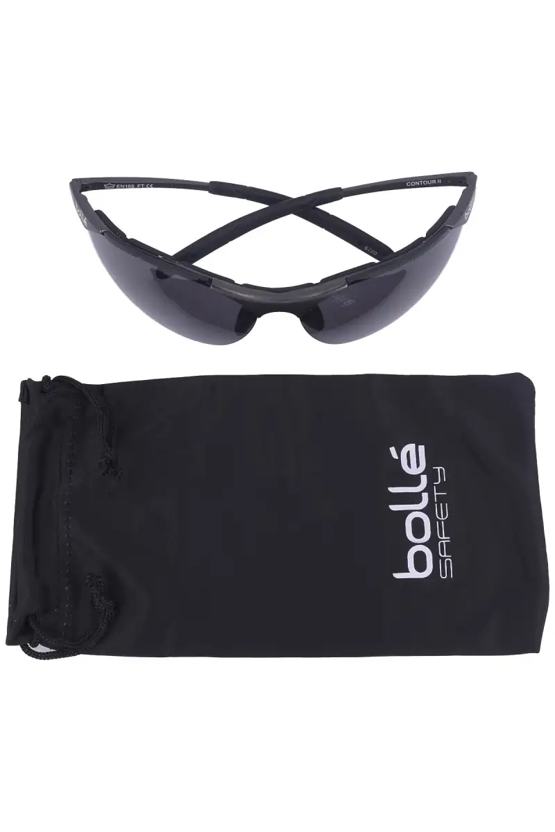 Okulary ochronne Bolle Safety Contour Metal, Smoke (CONTMPSF)