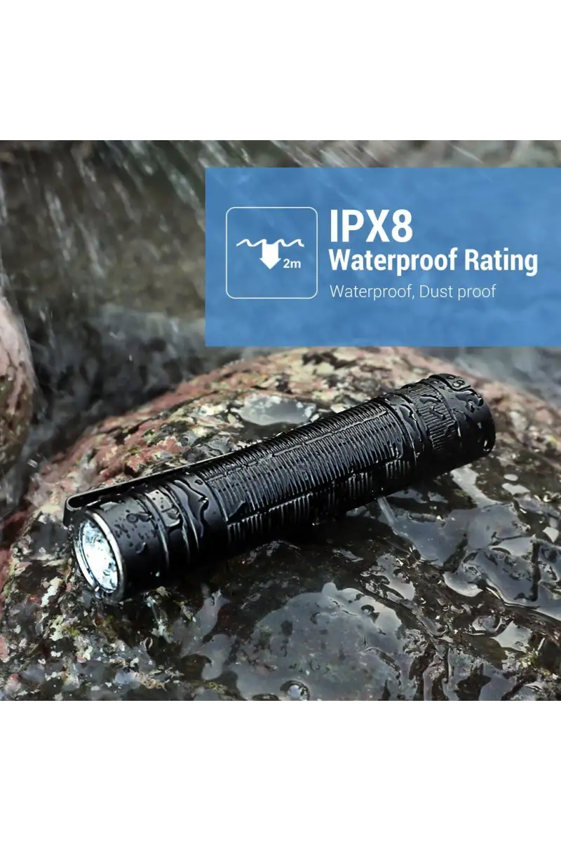 Latarka Klarus 1000lm, 18650 / 2600mAh Deep Carry Pocket Light (E1)