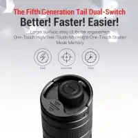 Latarka Klarus 1000lm, 18650 / 2600mAh Deep Carry Pocket Light (E1)