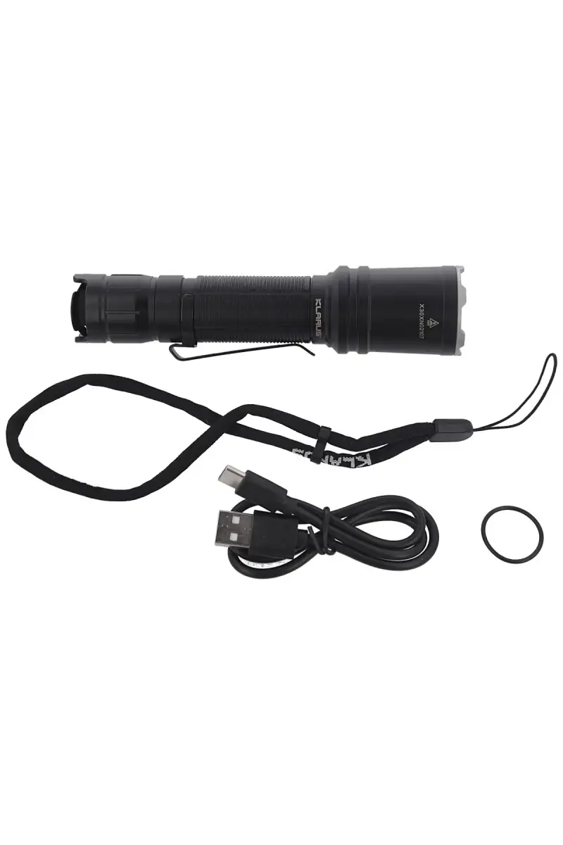 Latarka Klarus 1300lm, 18650 / 2600mAh Super-Bright Dual-Switch Tactical Flashlight (XT11R)