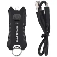 Latarka Klarus 40lm, Li-ion Battery / 120mAh USB Keychain Light (Mi2 Mi2 OBSIDIAN BLACK)