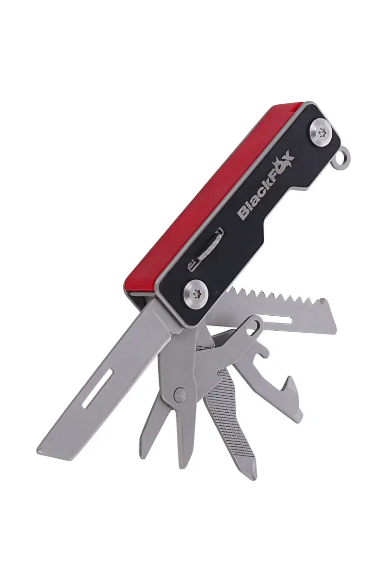 MultiTool BlackFox Pocket Boss Red 9 funkcji (BF-205 R)