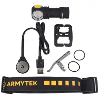 Latarka Armytek Wizard C1 Pro Magnet USB, White, 1000lm, 18350 Li-Ion / 900mAh (F09001C)