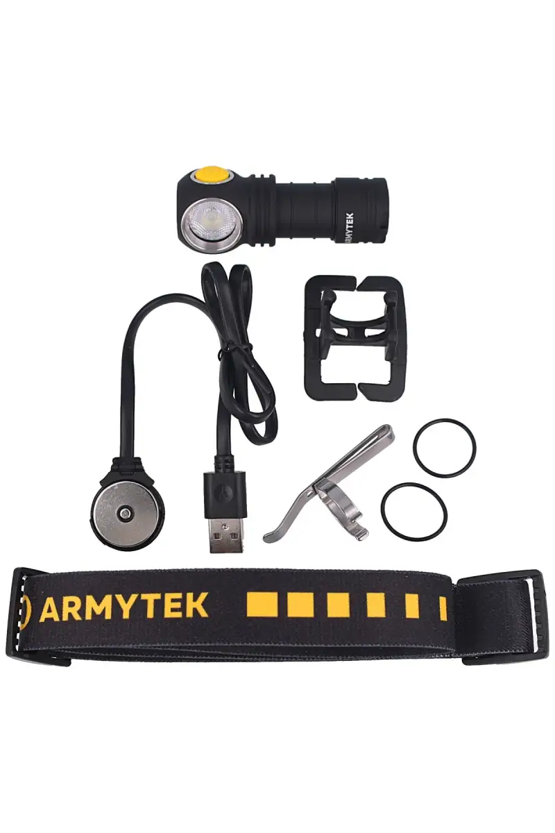Latarka Armytek Wizard C1 Pro Magnet USB, White, 1000lm, 18350 Li-Ion / 900mAh (F09001C)