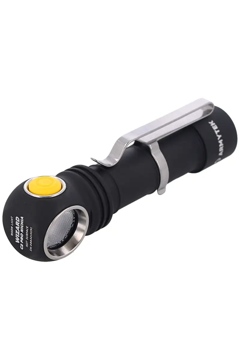 Latarka Armytek Wizard C2 Pro Nichia Magnet USB, Warm, 1600lm, 18650 Li-Ion / 3500mAh (F06801W)