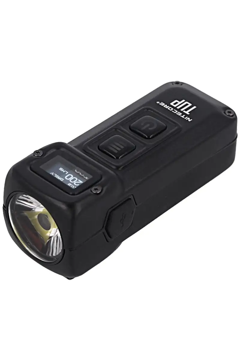 Latarka brelok NiteCore 1000lm, Li-ion Battery / 1200mAh Inteligent Keychain Light (TUP HI-TECH BLACK)