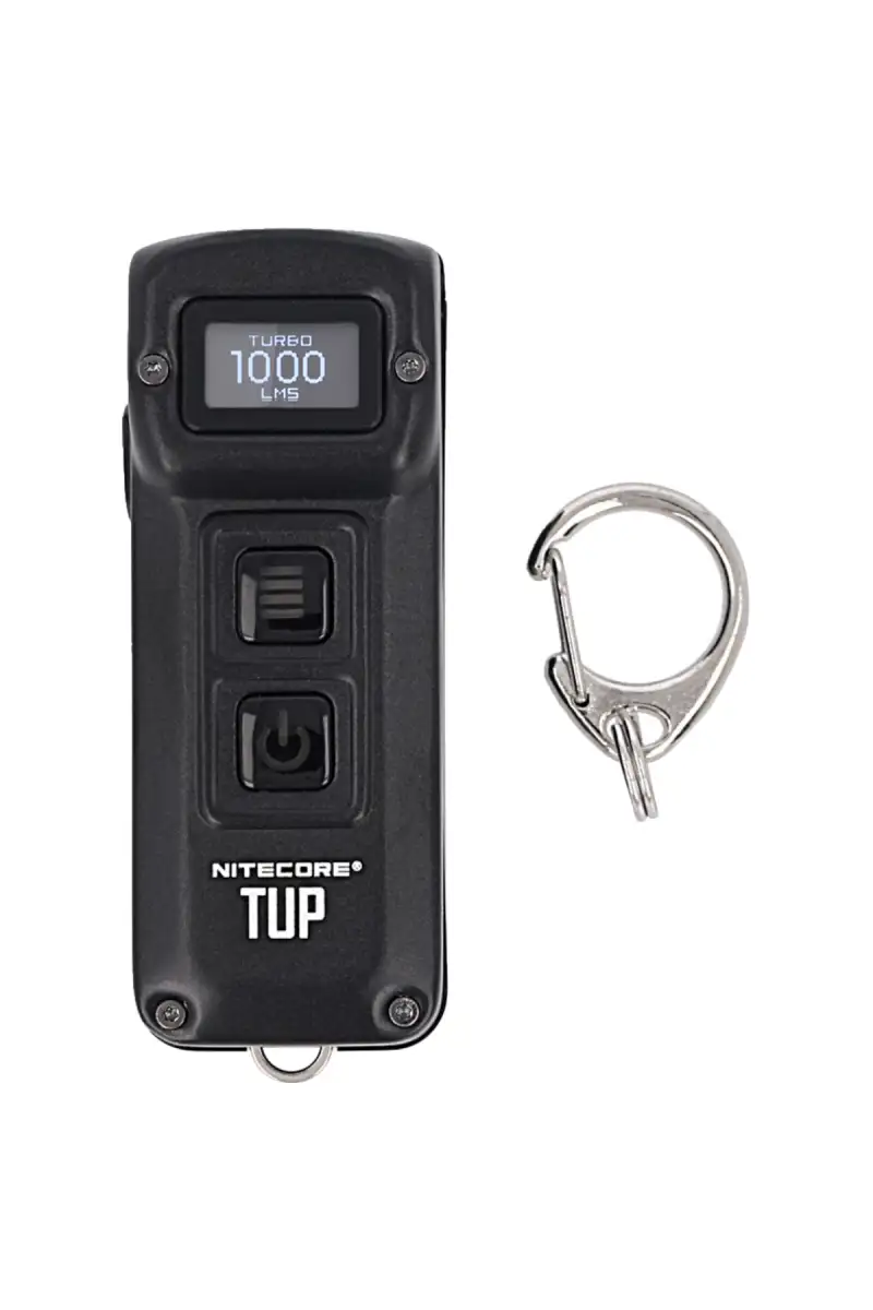Latarka brelok NiteCore 1000lm, Li-ion Battery / 1200mAh Inteligent Keychain Light (TUP HI-TECH BLACK)