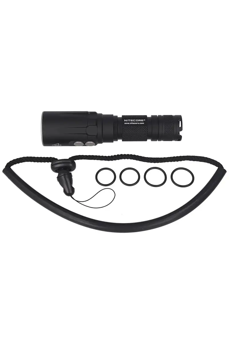 Latarka nurkowa NiteCore 1000lm, 1x18650 / 3500mAh White/Red LED (DL20)