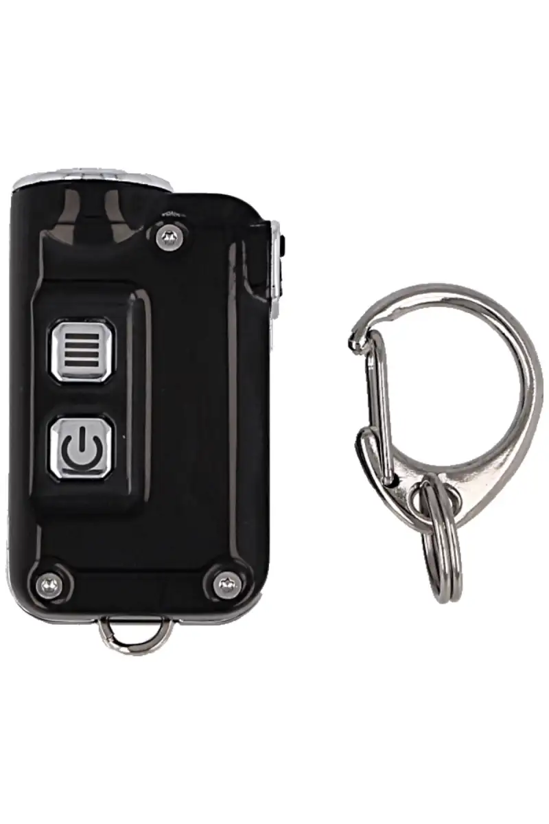 Latarka brelok NiteCore 380lm, Li-ion Battery / 280mAh (TINI SS JET BLACK)