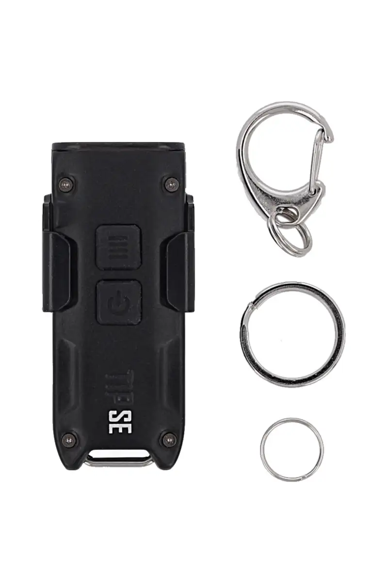 Latarka brelok NiteCore 700lm, Li-ion Battery / 500mAh (TIP SE BLACK)