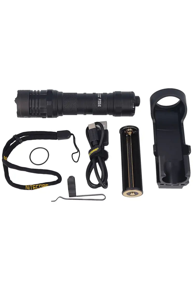 Latarka NiteCore P20iX 4000 lm z uchwytem