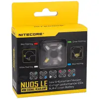 Latarka sygnałowa NiteCore 20lm, Rechargeable Li-ion Set White/Red/Green/Blue LED (NU05LE)